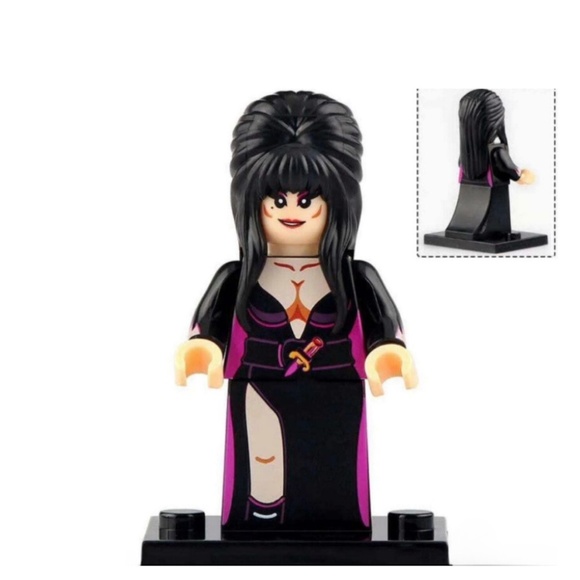Elvira Custom Figure - Building Toy Minifigure - Picture 1 of 1